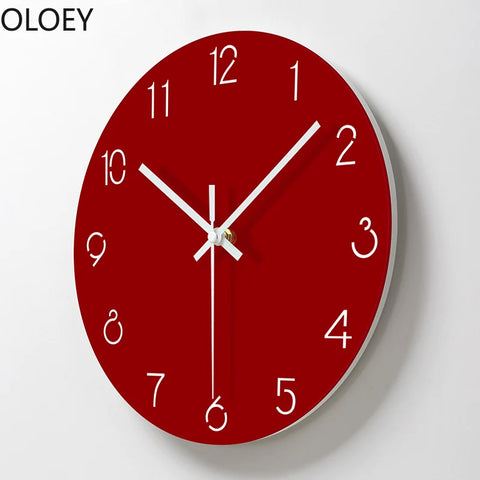 Horloge Murale Rouge Originale