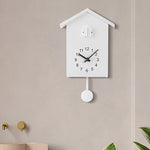 Horloge Murale Oiseau Blanche 