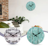 Horloge Murale Bleu Canard