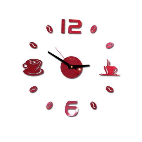 Horloge Murale Pas Cher Rouge 
