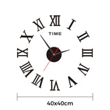 Horloge Murale Gros Chiffres Noir 