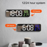 Horloge Murale Led Sur Un Mur 