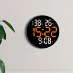 Horloge Murale Design Led Orange 