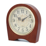 Horloge Bois Clair Rouge 