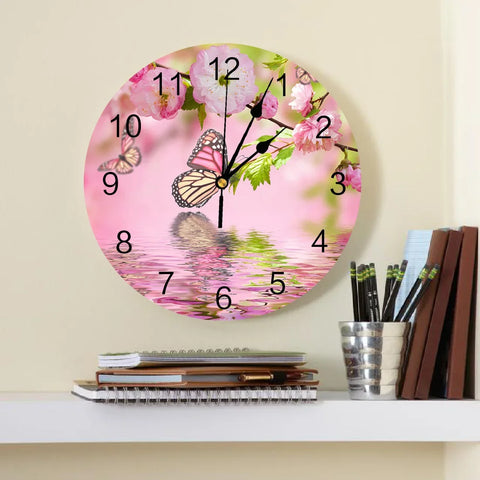 Horloge Murale Rose