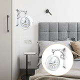 Horloge Double Face Industriel Sur Un Mur 