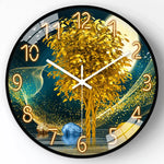 Horloge Murale Bleue