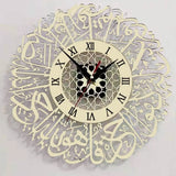 Horloge Murale Islam Or