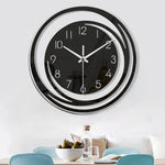 Horloge Murale Design Noire