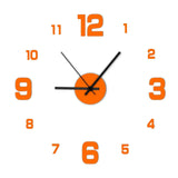 Horloge Murale Orange 