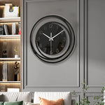 Horloge Murale Design Noire