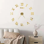 Horloge Mural Pas Cher Or