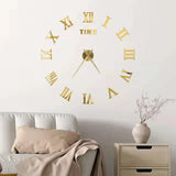 Horloge Mural Pas Cher Or