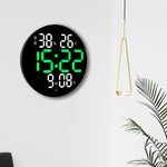 Horloge Murale Design Led Verte 