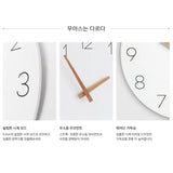 Horloge Murale Bois Et Blanc