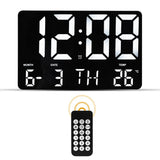 Horloge Murale Led Sans Fil Blanche 