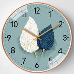 Horloge Murale Bleue