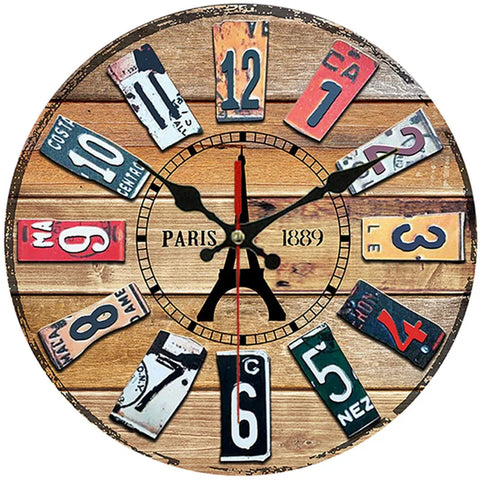 horloge bois design