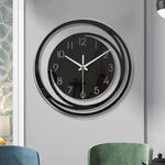 Horloge Murale Design Noire