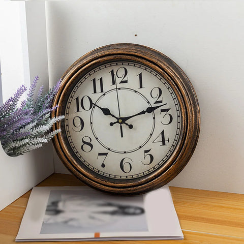 Horloge Vintage Sur Un Mur 