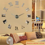 Horloge Mural Pas Cher Argent 