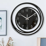 Horloge Murale Design Noire