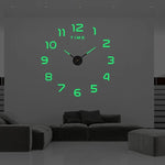 Gros Horloge Murale Vert